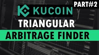 Kucoin Triangular Arbitrage Finder Part#2 New UI & Orderbook