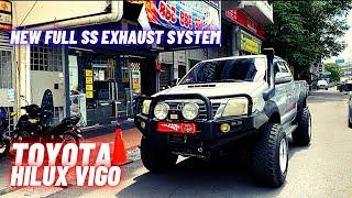 New Full SS Exhaust System | TOYOTA HILUX VIGO