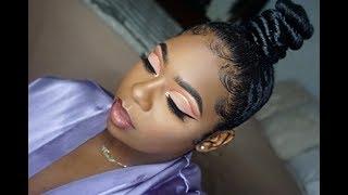 How To | Quick n Easy Ninja Bun w/Braiding Hair