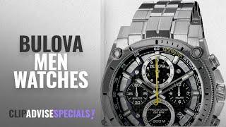 10 Best Selling Bulova Men Watches [2018 ]: Bulova Men's 96B175 Precisionist Stainless Steel Watch