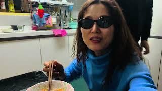 떡볶이 선물 먹방 블랙제인/Black Jane's Subscriber Gifted Tteokbokki Mukbang Dinner