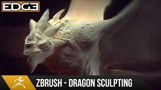 Zbrush Sculpting Tutorial - Dragon Design and Sculpting Techniques HD