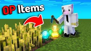 Minecraft, But Crops Drop OP Items!