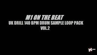 M1OnTheBeat Free UK Drill 140 BPM 808 Bass Kick Snare Hi-Hat Stems Producer Pattern Preset Loop Kit