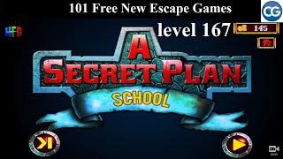 101 Free New Escape Games level 167 - A Secret Plan SCHOOL - Complete Game