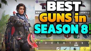 Top 10 Guns in COD Mobile Season 8 MP | Best Gunsmith & Attachments in CODM