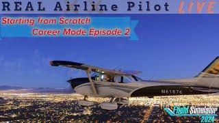 Realistic Ferry Flight Planning | Real Airline Pilot | Career mode grind or good? | #msfs2024