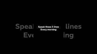 speak these lines #motivation #hardwork #selfmotivation #bestmotivationalvideo #facts #reality