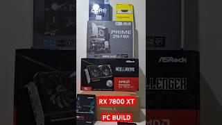 RX 7800 XT Gaming PC Build: Build for High FPS and 4K pleasure #graphicscard #gaming