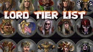 ULTIMATE 101 Lords Tier List (Total Warhammer 2)