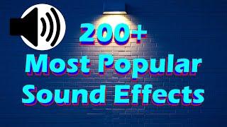 200+ Most Popular Sound Effects of 2025 (No Copyright)