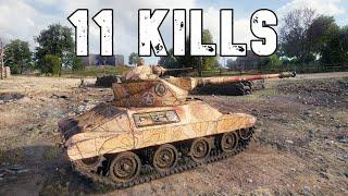 World of Tanks T71 DA - 11 Kills