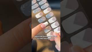 How to use Quinnas nail stickers to make nail extensions?#nails #nailart #nailinspo #fashion #fyp