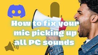 how to fix microphone picking up system sounds in windows 10 (2023)