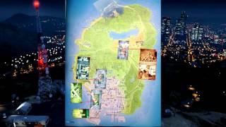 Grand Theft Auto V -  GTA 5 Map Leaked Before Release of GTA V! (Official Grand Theft Auto 5 Map)