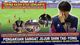  SAMPAI GAK PERCAYA !! diluar Dugaan SHIN TAE-YONG Langsung NGOMONG Gini Usai DIPECAT PSSI Timnas