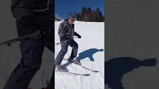 Выкамаривание на черной трассе в Архызе