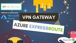 Explain By Example: VPN Gateway or ExpressRoute