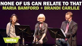 Maria Bamford and Brandi Carlile - 'None of Us Can Relate to That' - Wits Game Show