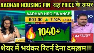 aadhar housing finance share latest news live aadhar housing finance share target buy price analysis