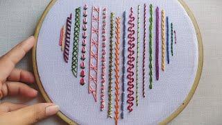 Hand embroidery for beginners || Basic Embroidery stitches for beginners || Let's Explore