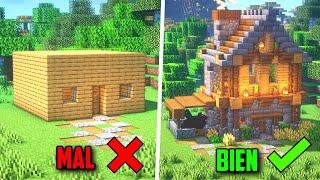 COMO MEJORAR tu CASA en MINECRAFT MUY FACIL