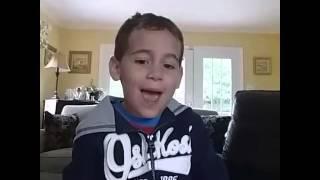Kid impersonating Minions