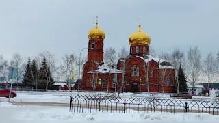 Strolling around in Naberezhnye Chelny Tatarstan Russia |4k | Winter