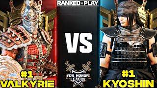 NUMBER 1 RANKED VALKYRIE VS NUMBER 1 RANKED KYOSHIN! FOR HONOR
