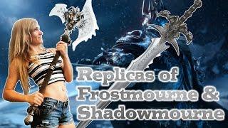 Unboxing (sortof) Frostmourne and Shadowmourne weapon replicas! - World of Warcraft