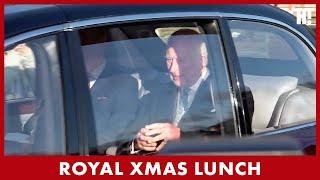 King Charles in GOOD SPIRITS as he hosts pre-Christmas lunch | HELLO!