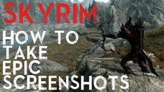 [PC] Skyrim - How to take epic screenshots!