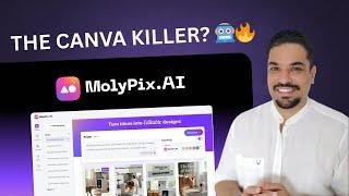 MolyPix AI Design Tool Review & Tutorial - Best Canva Alternative? (AppSumo AI Week Spotlight)