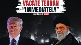 Israel vs Iran LIVE: Trump Attacks Iran Days After Urging 'Everyone' to Evacuate | Trump Bombs Iran