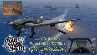 IL2 Sturmovik Cliffs of Dover Blitz - First Impressions of the Desert Wings TOBRUK DLC