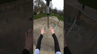 this one hurt a lil bit #scooter #skatepark #fail