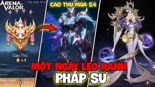 VUX MỘT NGÀY LEO RANK CAO THỦ ĐẦU MÙA S4 VỚI TƯỚNG PHÁP SƯ COMBO CẤU RỈA LIÊN QUÂN MOBILE