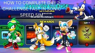 HOW TO COMPLETE DAY 2 CHALLENGE FOR FAKE METAL TAILS IN SONIC SPEED SIMULATOR - ROBLOX