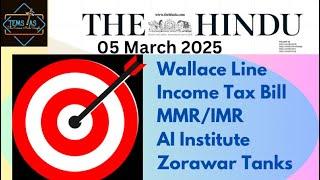 05 March 2025 The Hindu Newspaper Analysis