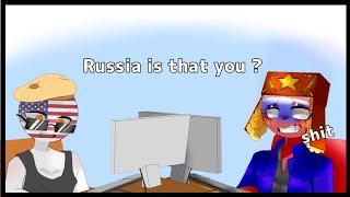 Are you (from) Russia?? - meme [Countryhumans  Russia , America]