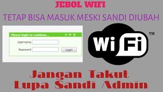 Login Admin Wifi di ZTE F609 Yang Lupa Sandi