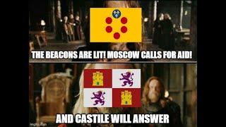 Muscovy calls for aid and Castile will answer (eu4 multiplayer meme)