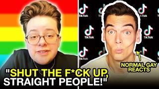 normal gay reacts to INSANE "Pride Month" TikToks (they're scary!)