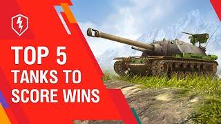 WoT Blitz. Top 5 Tier X Tanks for Winning