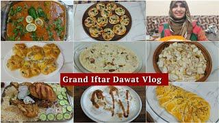 10 Dish Iftar Party | Pizzas | chicken Bread | chicken parcel | steam chicken with rice, Dessert etc