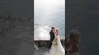 Luxury wedding on Lake Maggiore in Italy.