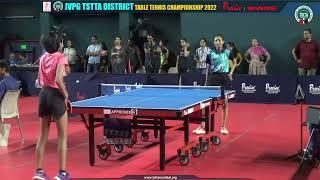 Final - U15 Girls | Divyanshi Vs Vaishanvi JVPG TSTTA DISTRICT T TENNIS CHAMPIONSHIP 2022