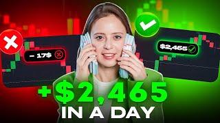 QUOTEX COMPOUNDING | QUOTEX BEST INDICATOR | PROFIT +$2,465 IN 10 MIN - NEW TRADING STRATEGY