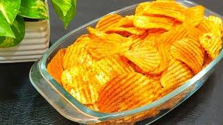 New Style Potato Chips Recipe! It's So Delicious! How To Make Snack With Potato! Potato Recipes!