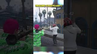 Trolling Crazy Casey on GTA RP!